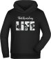 Preview: Hooded Sweater Kids Skater Hoodie - Skateboarding Life Lettering i548